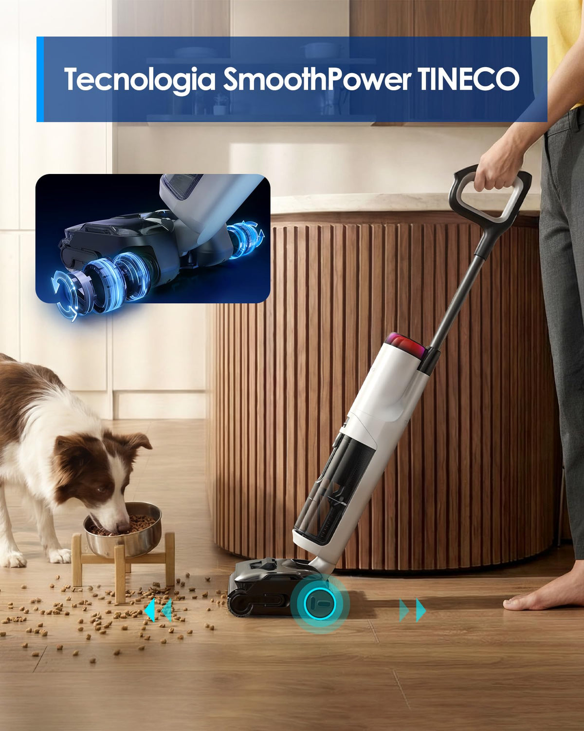 Tineco Floor ONE S7 Stretch Ultra Lavapavimenti aspirapolvere senza fili