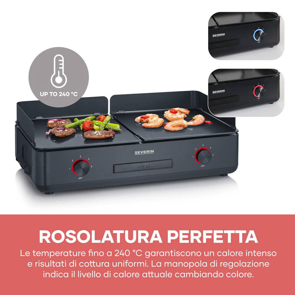 SEVERIN Barbecue Elettrico da Tavolo 2200W - PG 8565