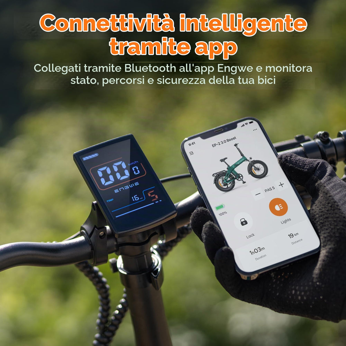 ENGWE EP-2 3.0 BOOST Bici Elettrica Pieghevole, Batteria Da 48 V 13,5Ah