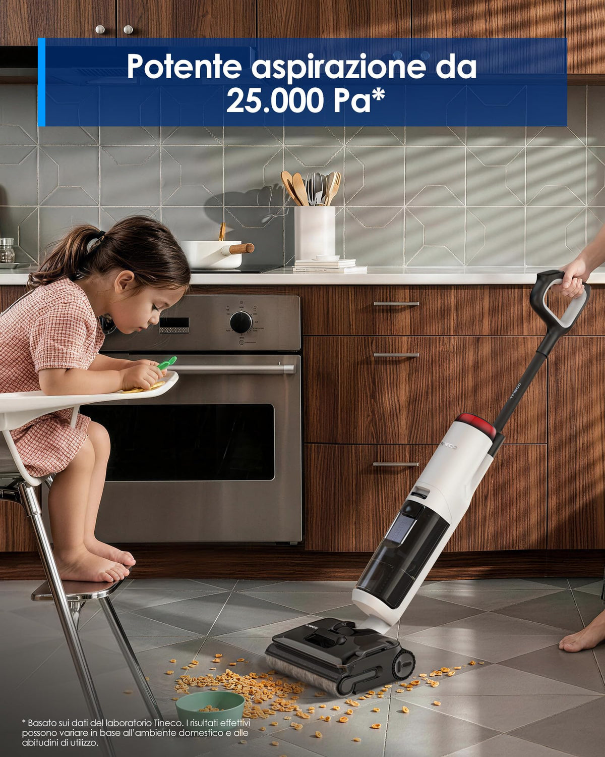 Tineco Floor ONE S7 Stretch Ultra Lavapavimenti aspirapolvere senza fili
