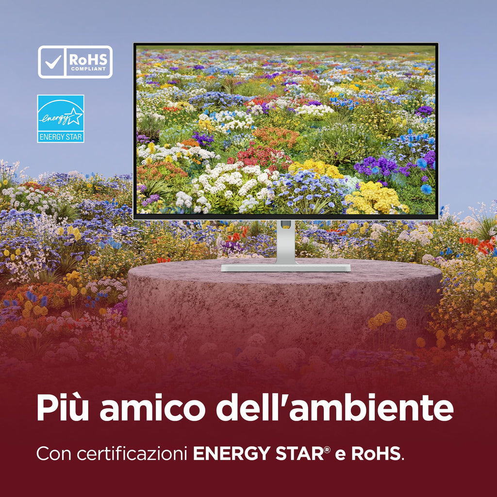 Lenovo L27-45 Monitor IPS 27" Full HD, 144Hz, 1ms, Altoparlanti integrati, HDMI e VGA, Ideale per Gaming, Studio e Home Office, VESA 100x100mm, AMD FreeSync, Inclinazione Regolabile