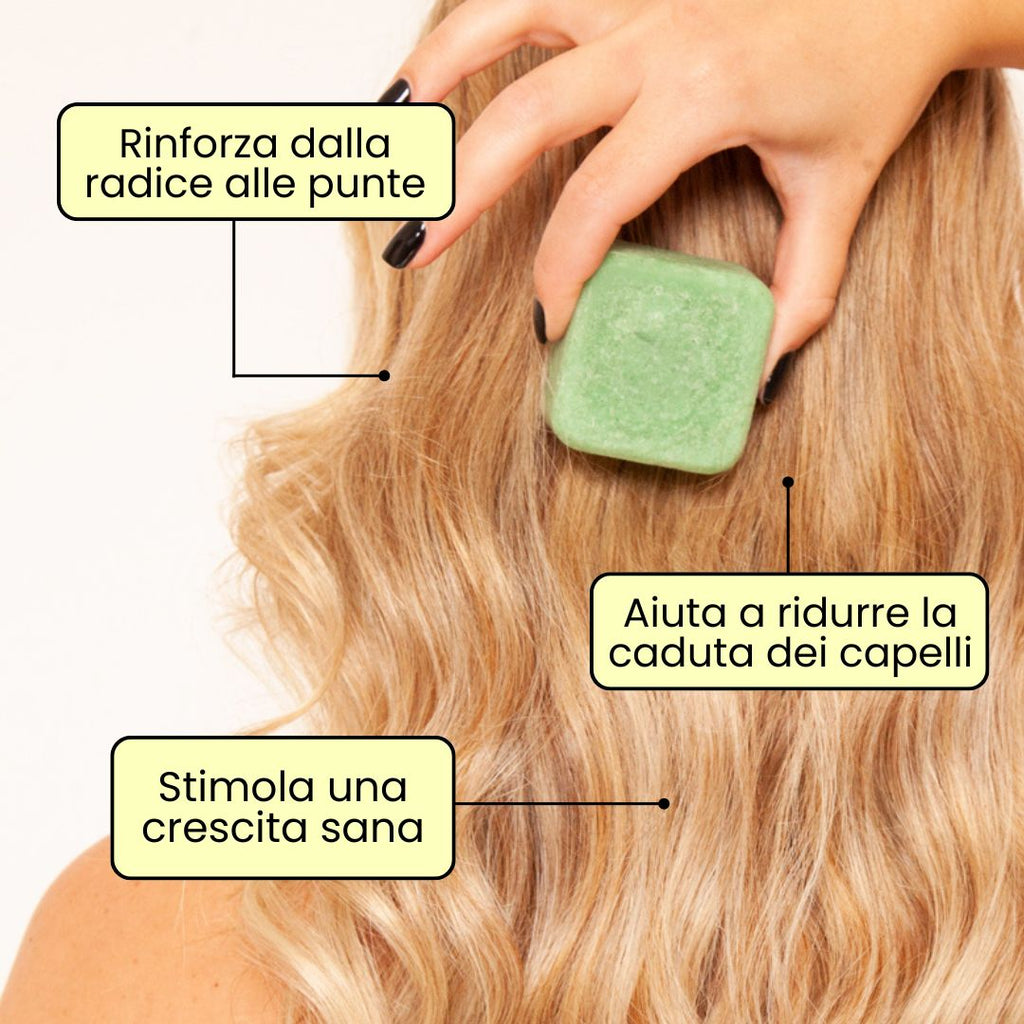 Shampoo Solido Rivitalizzante Biotina e Rosmarino x2