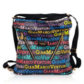 Gianmarco Venturi Borsa 2 in 1, Hobo & Zaino Multicolor
