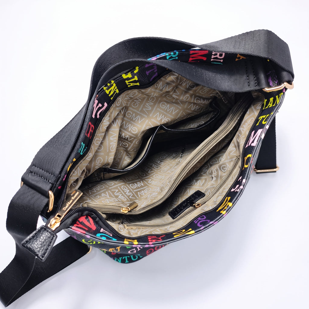 Gianmarco Venturi Borsa 2 in 1, Hobo & Zaino Multicolor