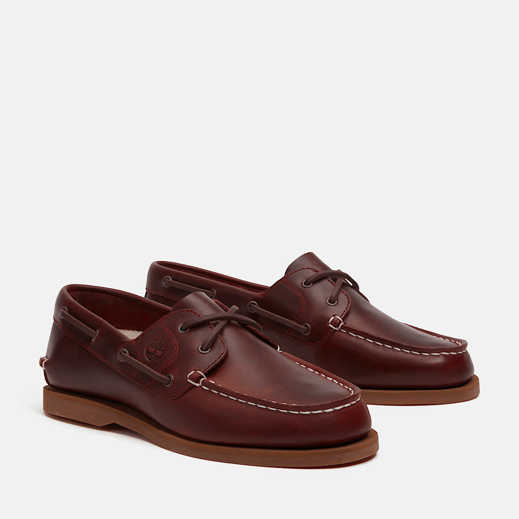 Timberland Scarpa da Barca Classic da Donna in bordeaux