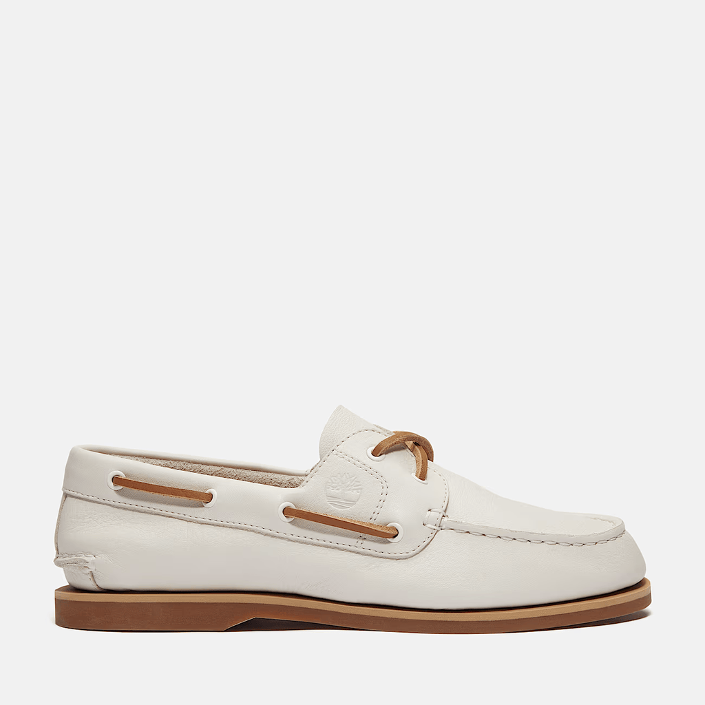 Timberland Scarpa da Barca Classic da Donna in bianco