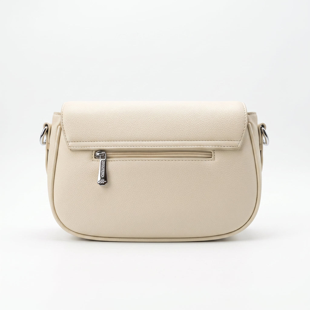 Charro Borsa Saddle Beige con Doppio Anello