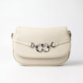 Charro Borsa Saddle Beige con Doppio Anello